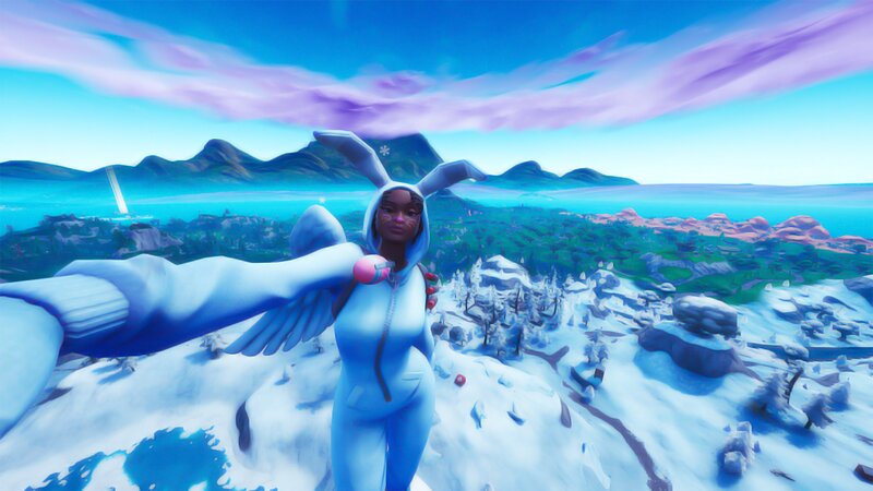 Character in Bunny Suit