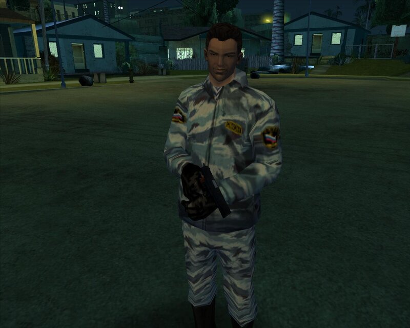 character in camouflage uniform