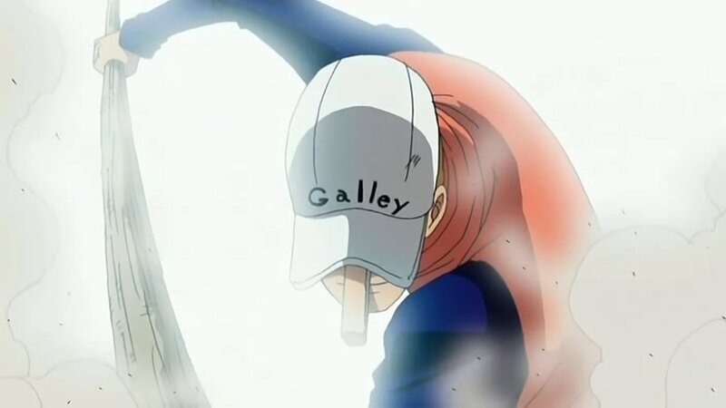 character in cap with 'Galley' text