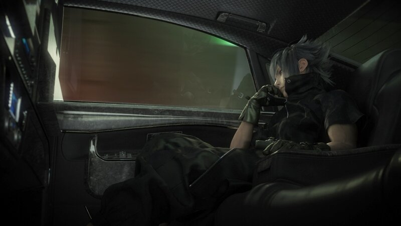 Character in Car Seat — Black, Dark