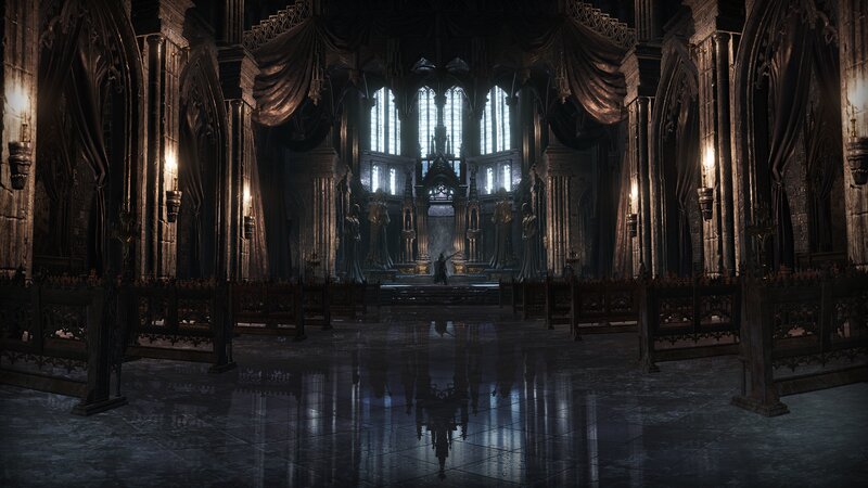 Character in Cathedral — Black