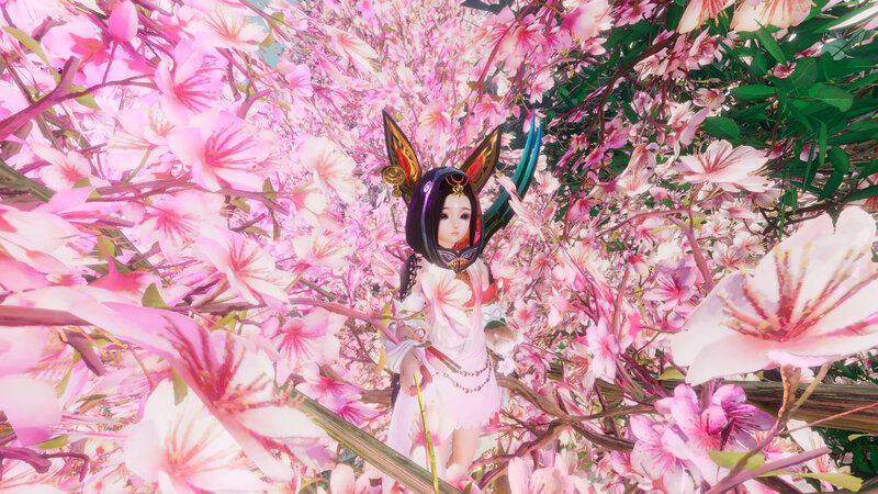 Character in Cherry Blossoms — Pink
