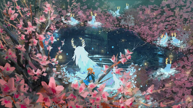 Character in Cherry Blossoms