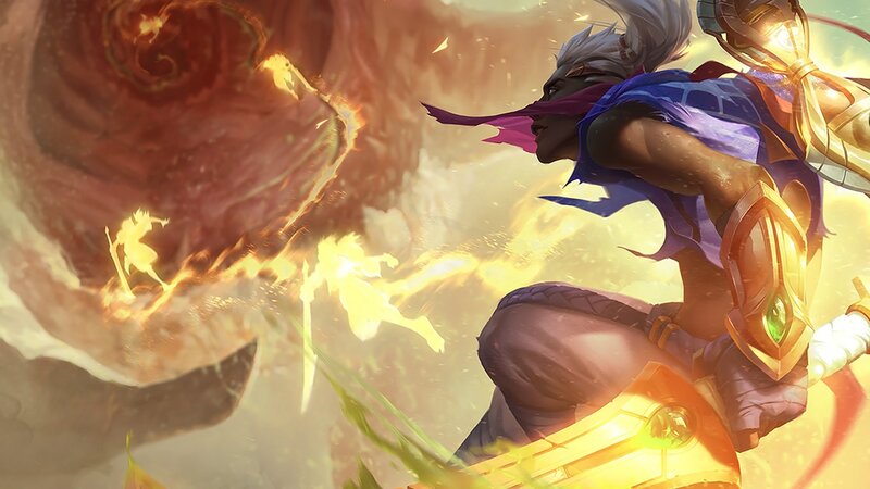 Character in Combat — Gold