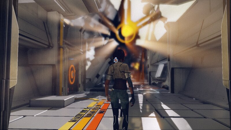 Character in Corridor