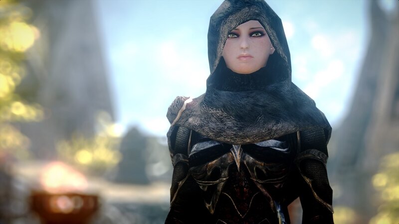 character in dark armor
