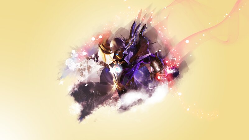 Character in Dark Armor — Yellow