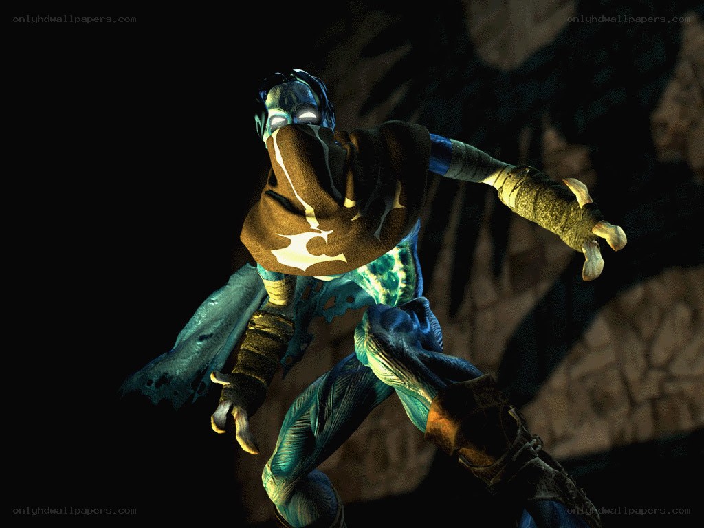 character in dark cave