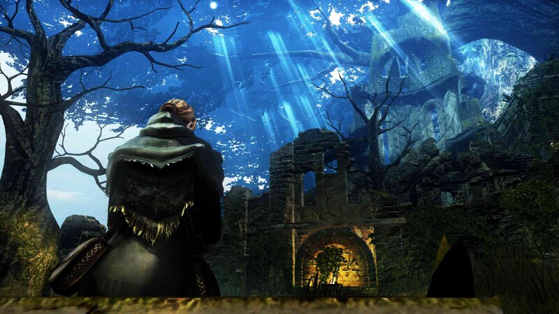Character in Dark Cloak — Blue