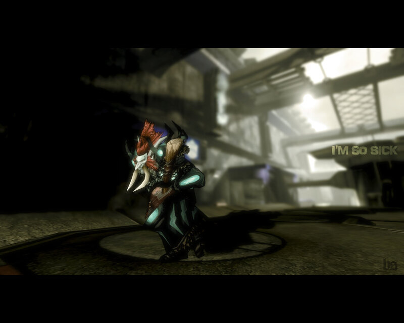 character in dark corridor