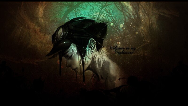 character in dark forest