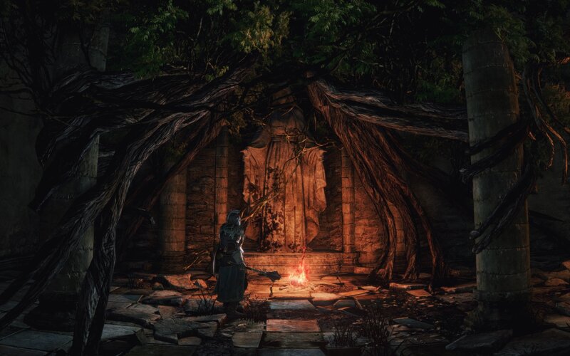 Character in Dark Forest — Brown