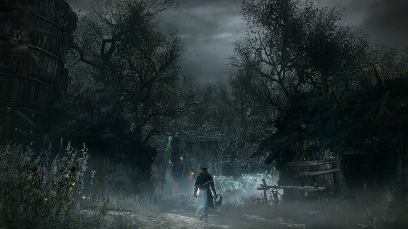 Character in Dark Forest — Dark Gray