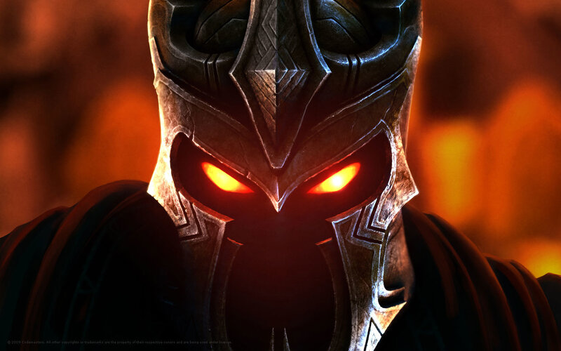 Character in Dark Helmet — Black
