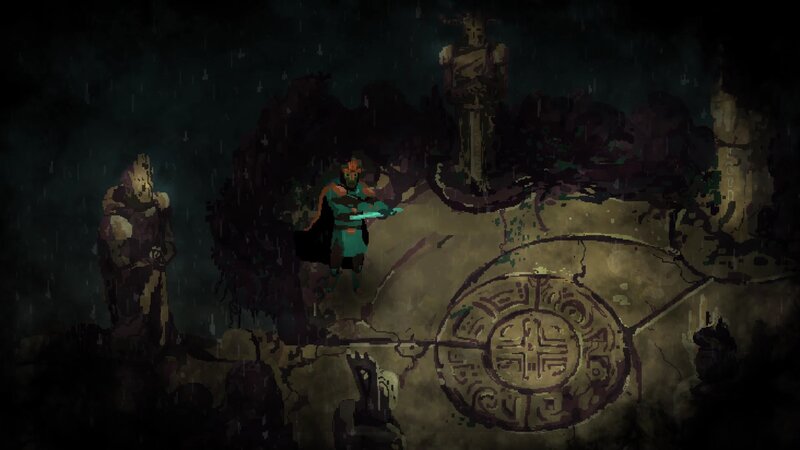 Character in Dark Ruins
