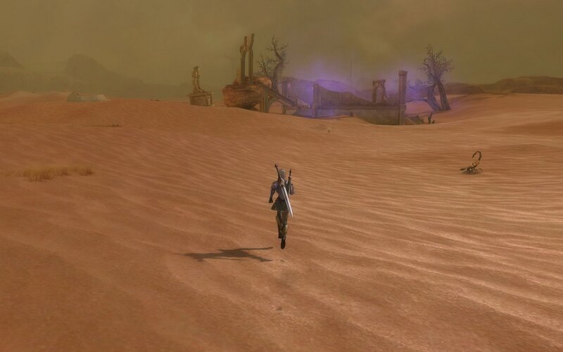 Character in Desert — Brown, Desolate, 3d Render