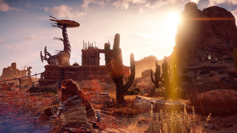 Character in Desert Landscape — Orange