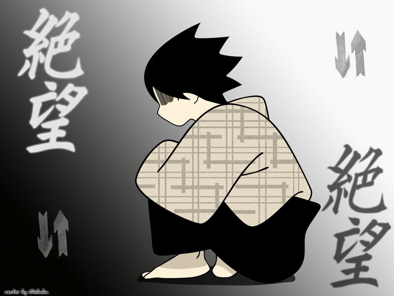 character in despair
