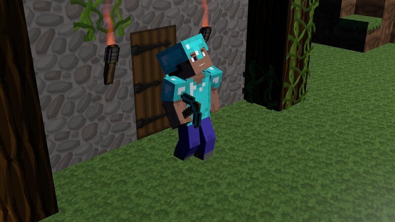 Character in Diamond Armor