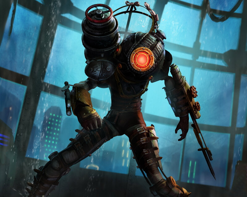Character in Diving Suit