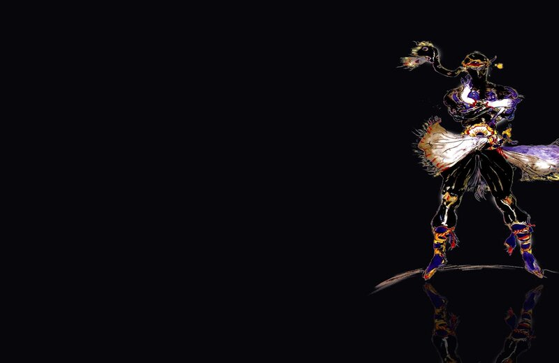Character in Dynamic Pose — Black