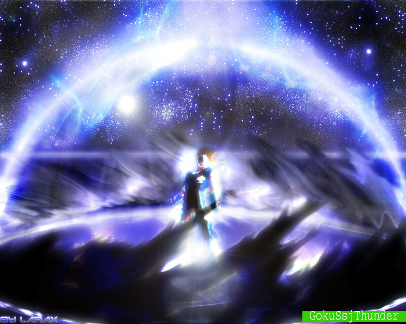 Character in Energy Aura