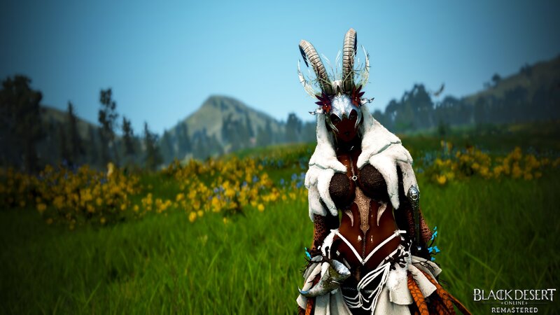 Character in Field — Green