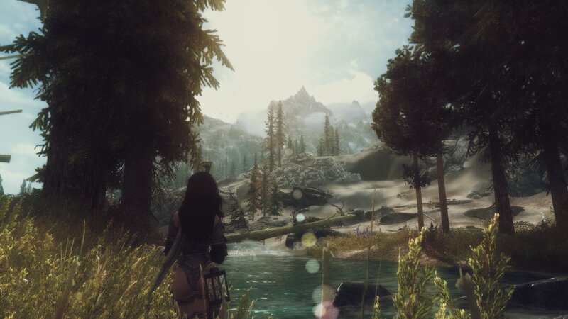 Character in Forest — Green, Serene, Afternoon, 3d Render