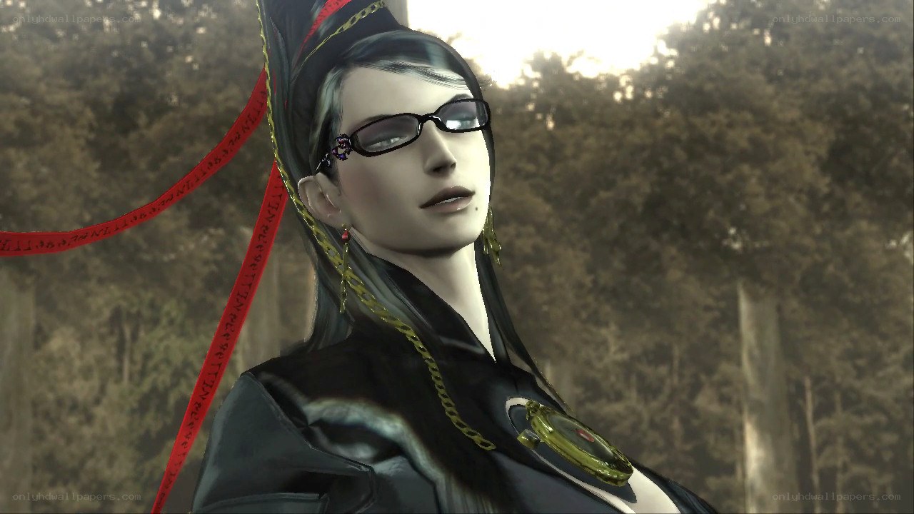 character in forest with glasses