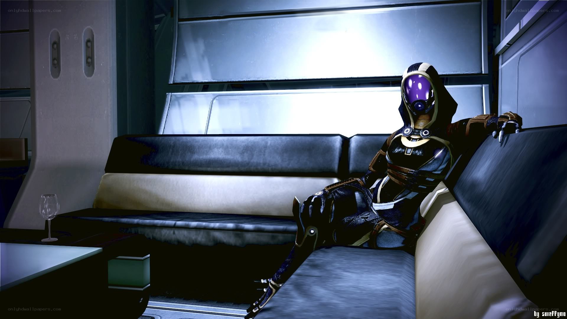 character in futuristic armor