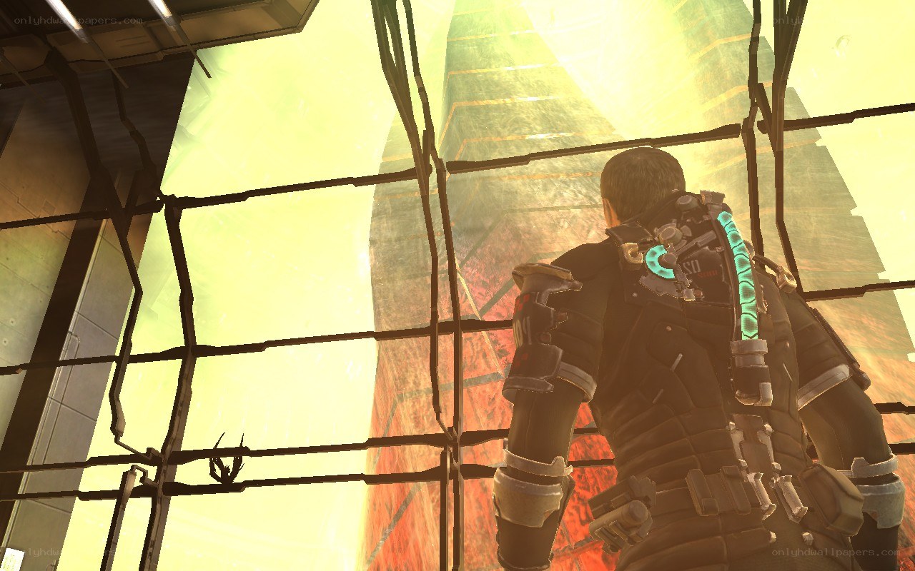 character in futuristic armor