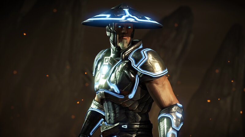 Character in Futuristic Armor — Black, Dramatic