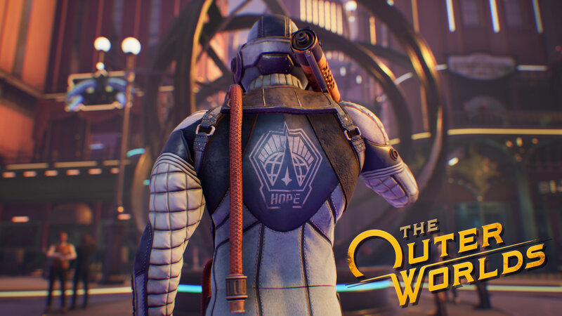 Character in Futuristic Armor — Purple