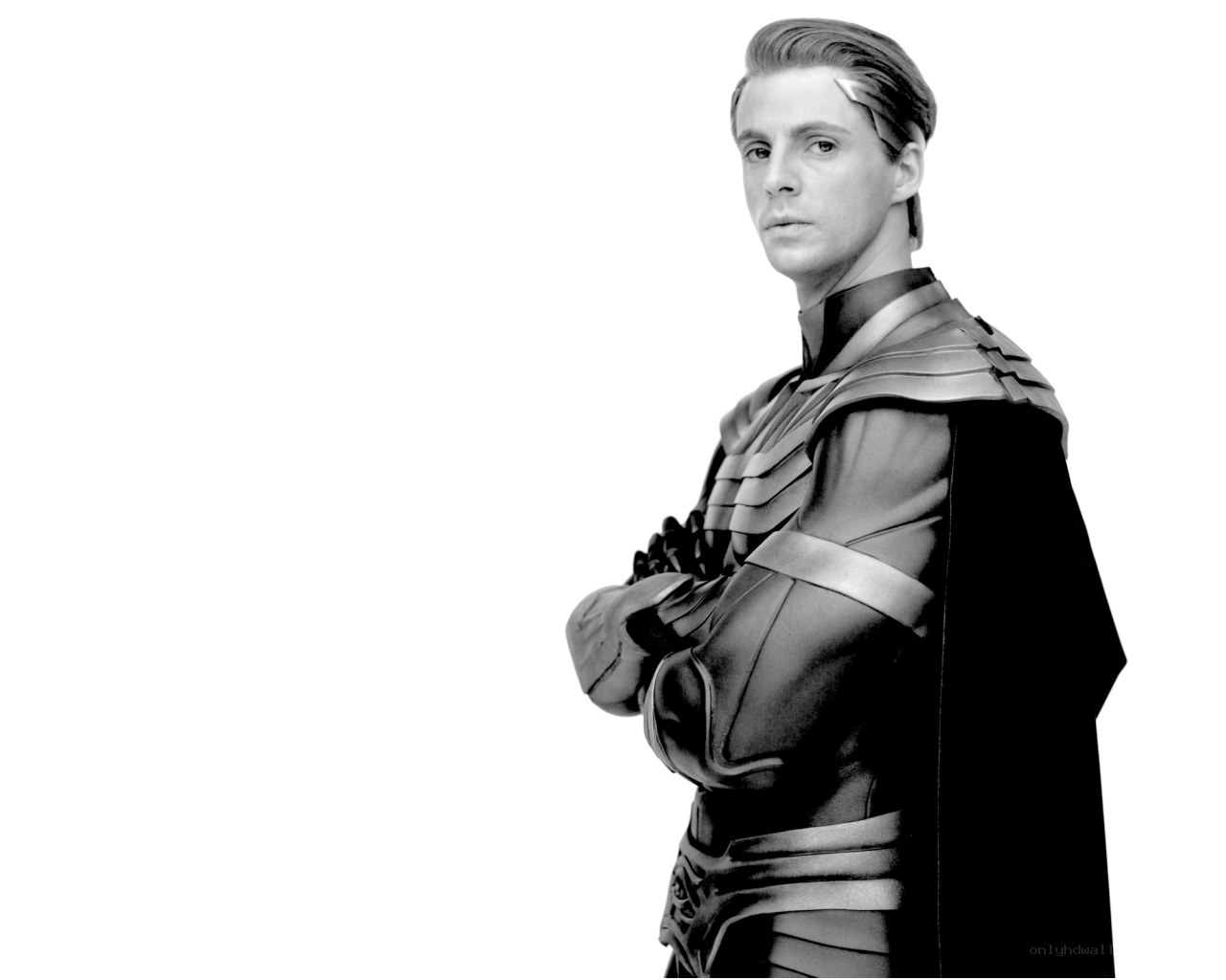 character in futuristic armor