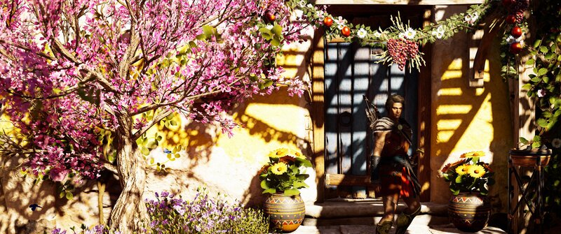 Character in Garden