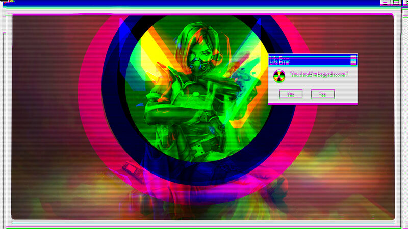 Character in Glitch Art