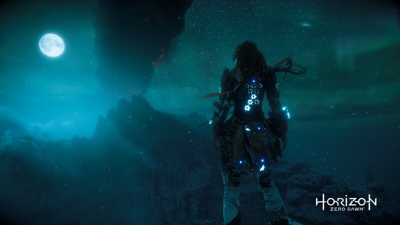 Character in Glowing Armor — Blue
