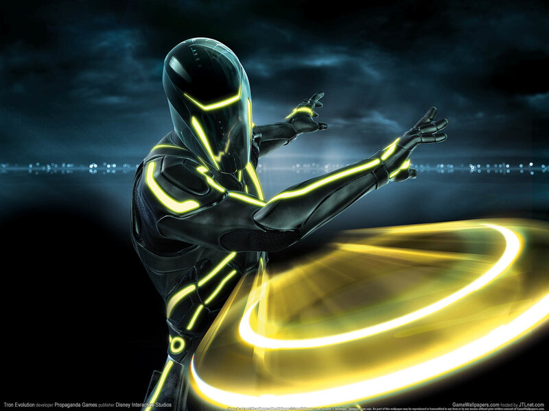 Character in Glowing Suit