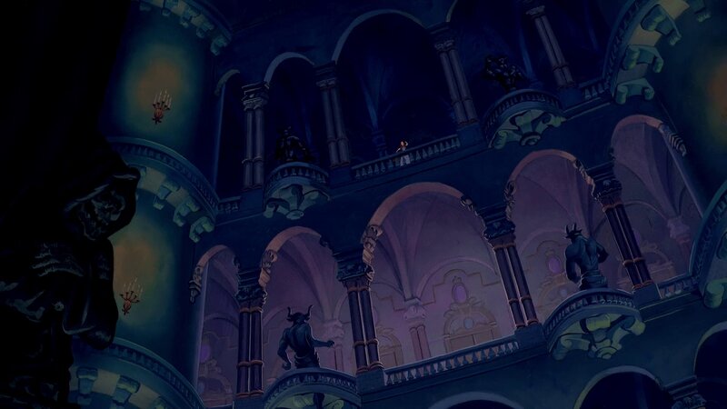 Character in Grand Hall — Blue