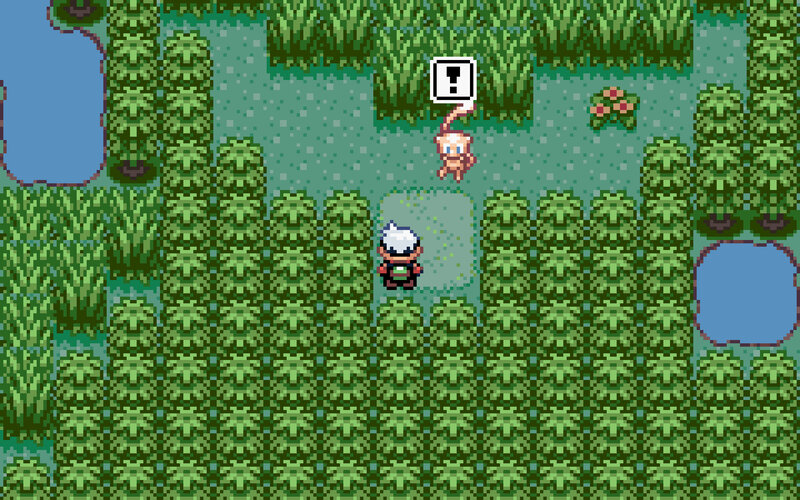 Character in Grassy Area