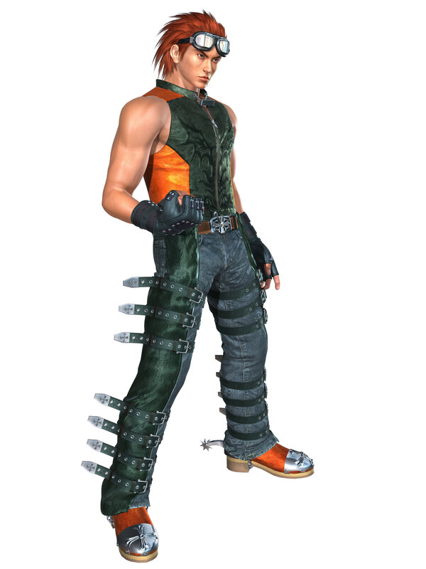 character in green and orange outfit
