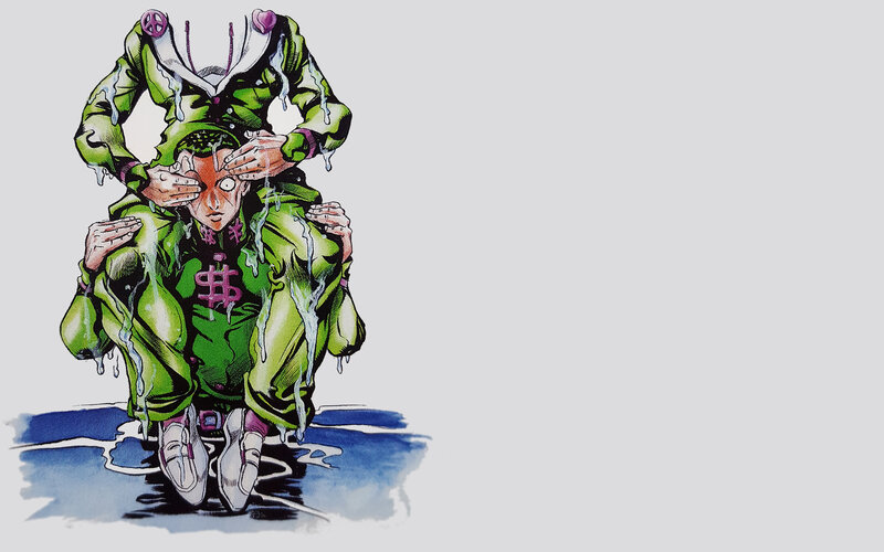 Character in Green Hoodie