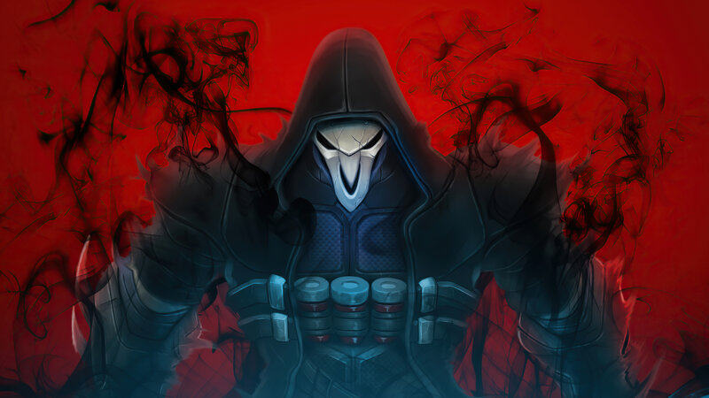 Character in Hooded Cloak — Red