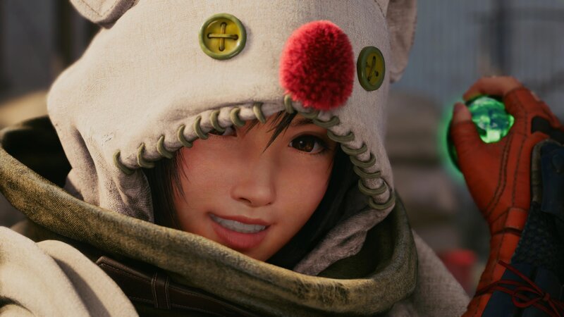 Character in Hooded Outfit — Beige