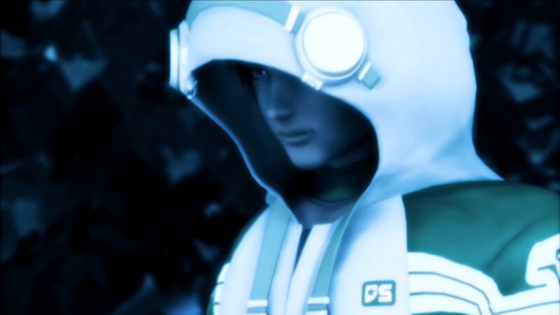 Character in Hooded Suit