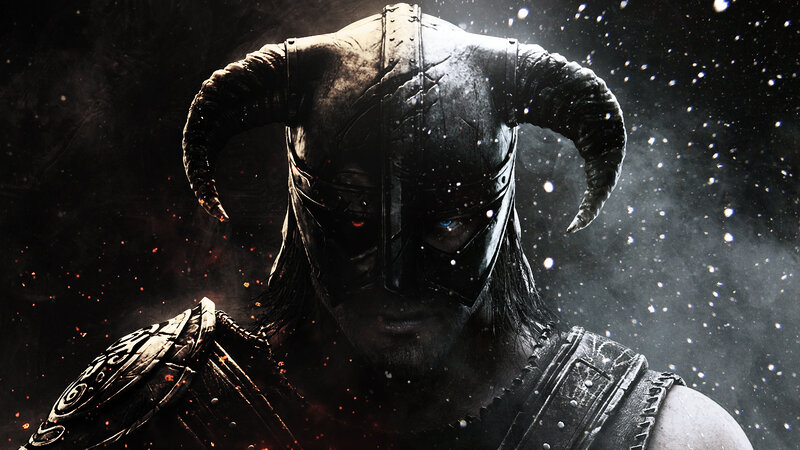 Character in Horned Helmet — Black