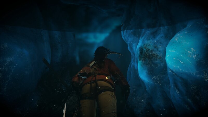 Character in Ice Cave