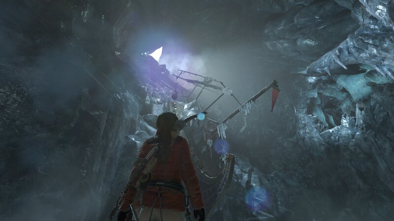 Character in Icy Cave