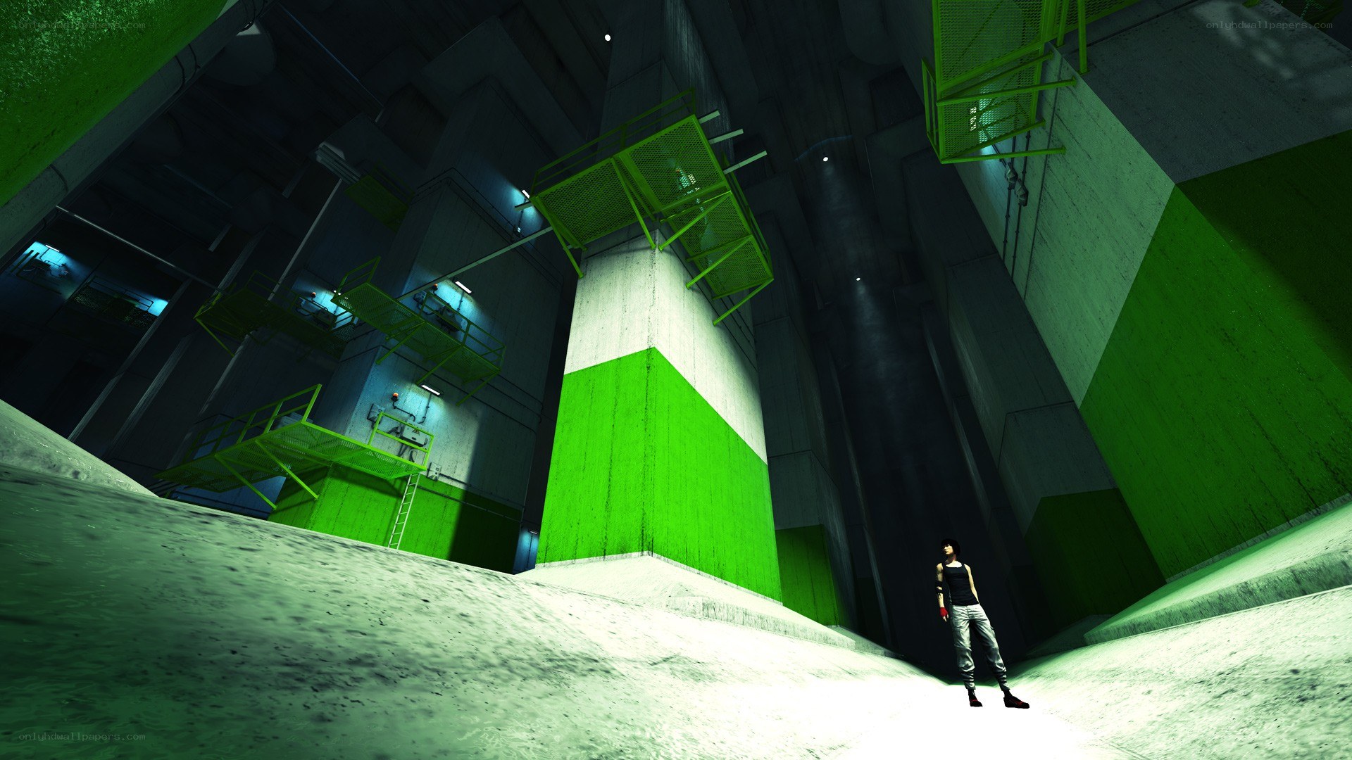 Character in industrial facility
