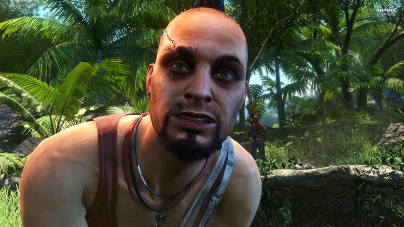 character in jungle setting